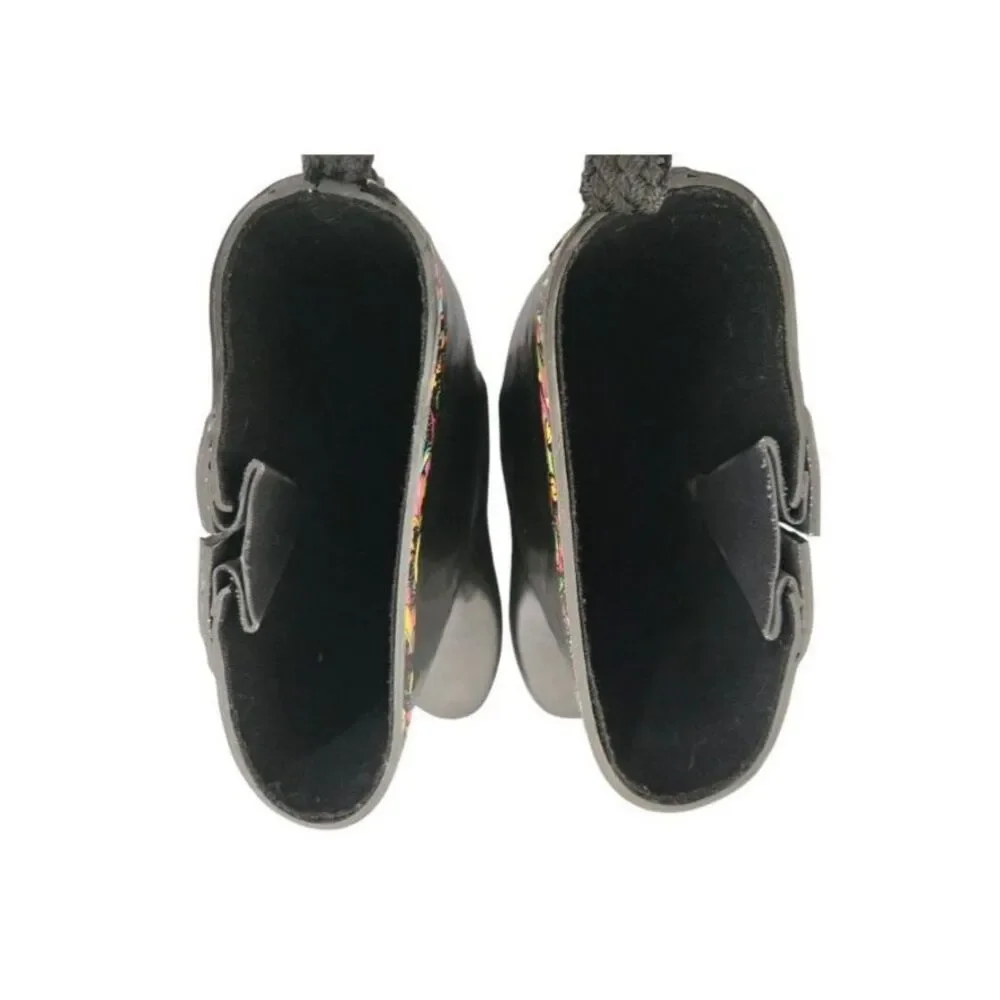 Sak Roots Knee High Rainboots Women 9 Black Slip-On Fall Winter